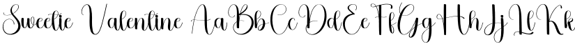 Sweetie Valentine font