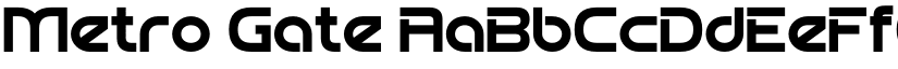 Metro Gate font