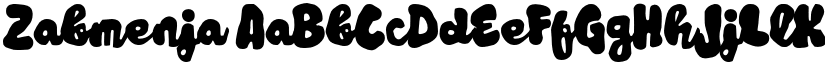 Zabmenja font