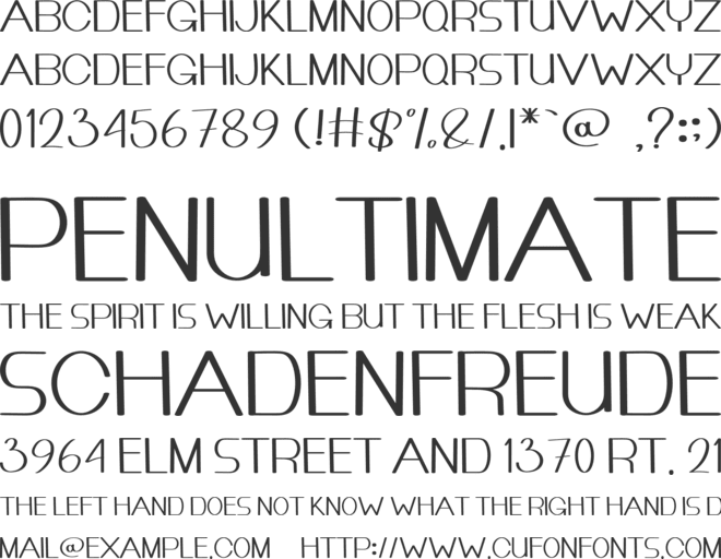 Simple Better font preview