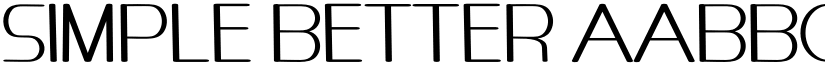 Simple Better font download
