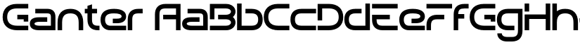 Ganter font