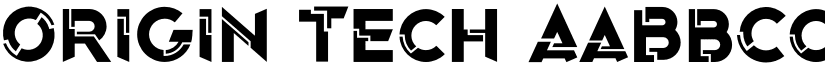 Origin Tech font download