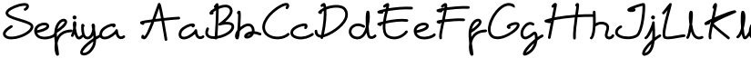Sefiya font download