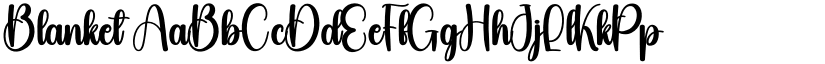 Blanket font download
