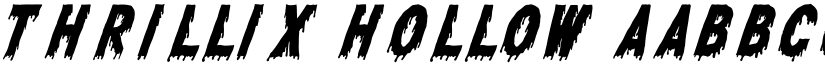 Thrillix Hollow font