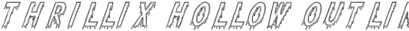 Thrillix Hollow Outline font