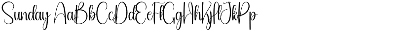 Sunday font download