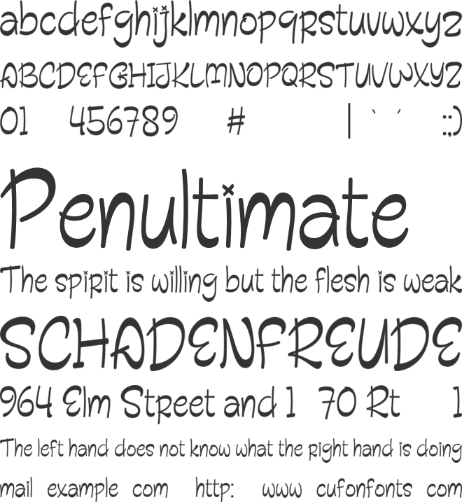 AGIRON Trial font preview