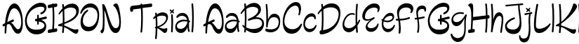 AGIRON Trial font download