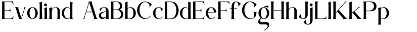 Evolind font download