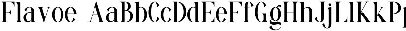 Flavoe font download