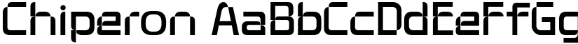 Chiperon font download