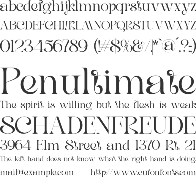 Qris Magic font preview