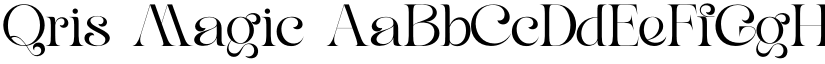 Qris Magic font download