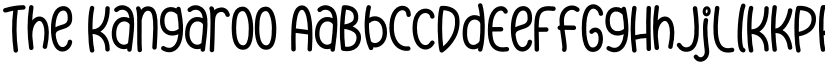The Kangaroo font