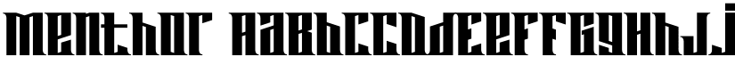 Menthor font download
