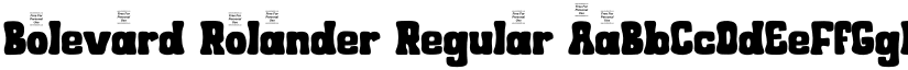 Bolevard Rolander Regular font