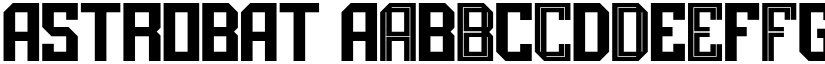 ASTROBAT font
