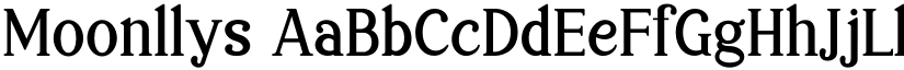 Moonllys font