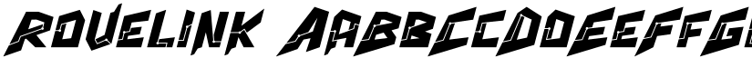 Rovelink font
