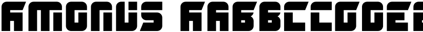 Amonus font