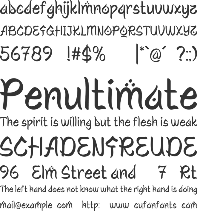 Syalbiyah Trial font preview