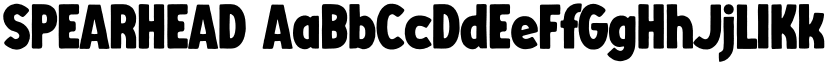 SPEARHEAD font download