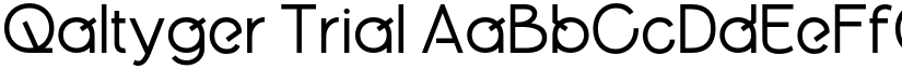Qaltyger Trial font