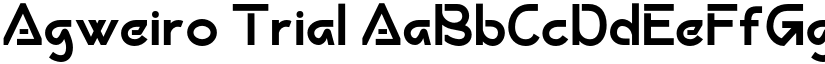 Agweiro Trial font