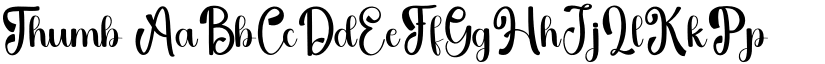 Thumb font download