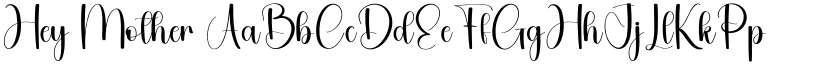 Hey Mother font download