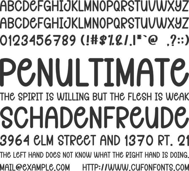 History Vintage font preview
