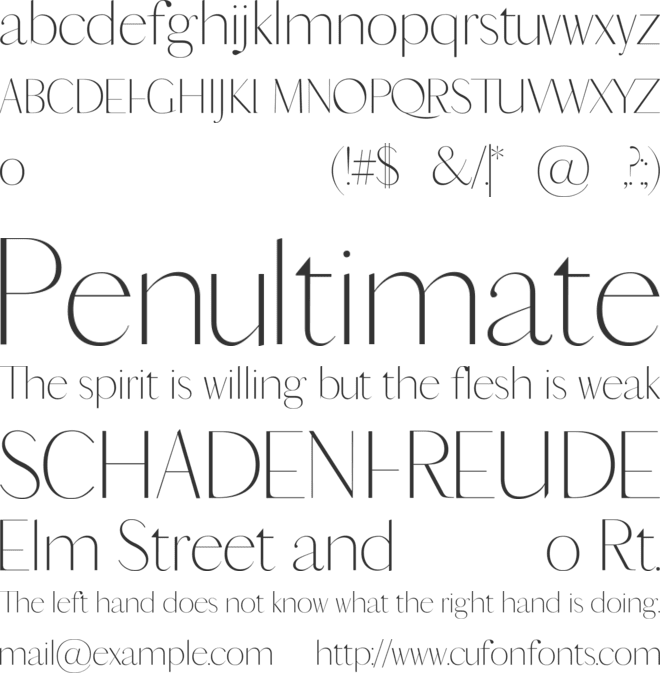 BROWNI font preview