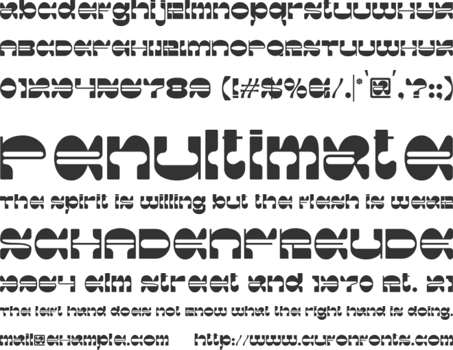 Zestaboom - Free Personal Use font preview