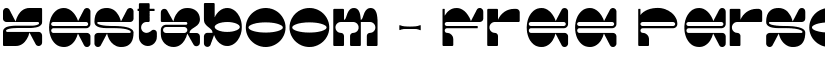 Zestaboom - Free Personal Use font