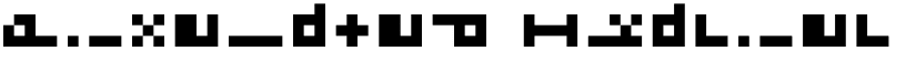Pixelated Ikarier Alternate Regular font