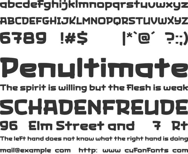 Jagonk Brow Trial font preview