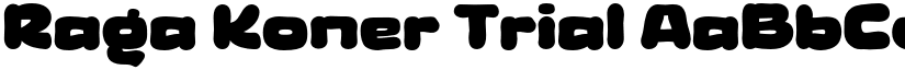 Raga Koner Trial font