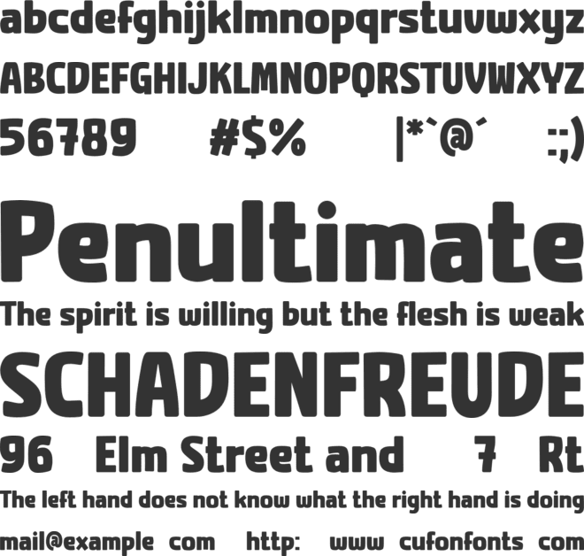 GOCHU Trial font preview