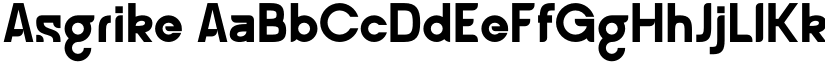 Asgrike font download