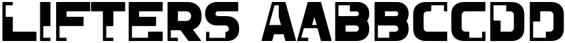 Lifters font