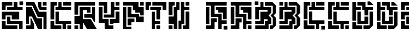 Encrypto font