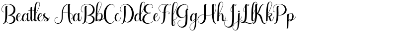 Beatles font download