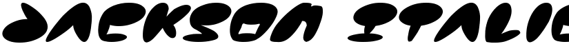 Jackson Italic font