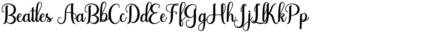 Beatles font