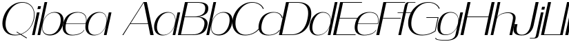 Qibea font