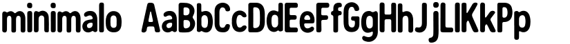 minimalo font download