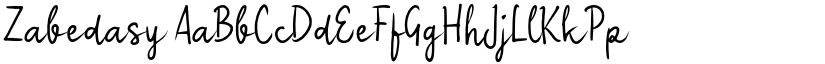 Zabedasy font