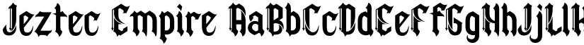 Jeztec Empire font download